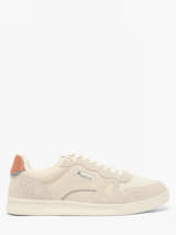 Sneakers En Cuir Faguo Beige men 26CG9204