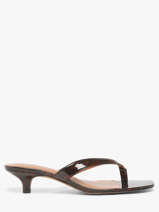 Nu-pieds � Talon Steve madden Noir women 11004731