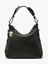 Sac Port� �paule Vintage Cuir Paul marius Noir vintage ELLIOTHB