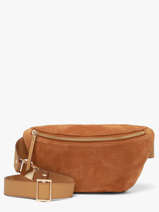 Sac Banane La Suite Cuir Paul marius Marron la suite BANANSUI