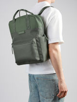 Sac � Dos Business 1 Compartiment + Pc 15" Kapten and son Vert essential color C-vue-porte