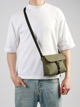 Sac Bandouli�re City Polyester Recycl� Ucon acrobatics Vert city YURI-vue-porte