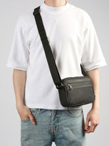 Sac Bandouli�re Tommy hilfiger Noir th repreve AM14152-vue-porte