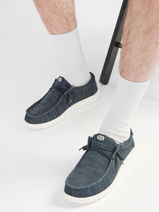 Mocassins Hey dude Blauw men 41898-vue-porte