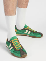 Sneakers En Cuir Coolway Vert men 8663808-vue-porte