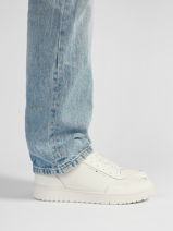 Sneakers En Cuir Tommy hilfiger Blanc men 5868YBL-vue-porte