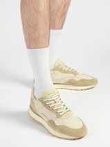 Sneakers En Cuir Hoff Vert men 12602006-vue-porte