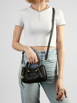 Sac Bandouli�re Gretel Ted lapidus Marron gretel TLAU8934-vue-porte