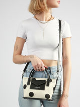 Sac Bandouli�re Canvas Kba Lancaster Blanc canvas kba 49-vue-porte