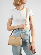 Cross Body Tas Mini Osier Italie Lancaster Zwart mini osier italie 71-vue-porte