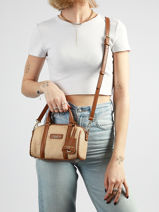Cross Body Tas Mini Osier Italie Lancaster Zwart mini osier italie 72-vue-porte