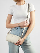 Sac Bandouli�re Th Daily Polyester Tommy hilfiger Beige th daily AW18414-vue-porte