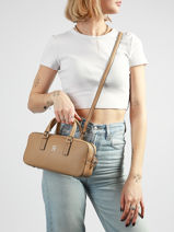 Sac Bandouli�re Th Daily Polyester Tommy hilfiger Marron th daily AW18378-vue-porte