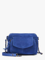 Sac Bandouli�re Naina Cuir Pieces Bleu naina 17100639