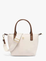 Sac Bandouli�re Popette Nylon Tommy hilfiger Blanc popette AW17709
