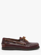 Chaussures Bateau En Cuir Sebago Marron men 70000G0