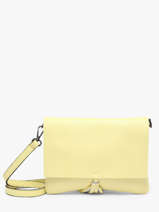 Cross Body Tas Caviar Leder Milano Geel caviar CA22112
