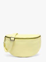 Sac Banane Caviar Cuir Milano Jaune caviar CA21123