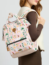 Adventurer Medium - Sac � Dos Cabaia Multicolore adventurer BAGS-vue-porte