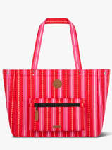 Sac Port� �paule A4 Adventurer Polyester Recycl� Cabaia Rouge adventurer TOTEBAGL