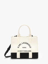 Sac Bandouli�re Rsg Coton Karl lagerfeld Blanc rsg A3W50027