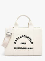 Sac Port� Main Rsg Cuir Karl lagerfeld Blanc rsg B1W30041