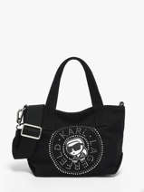 Sac Bandouli�re K Ikon Coton Karl lagerfeld Noir k ikon B2W50074