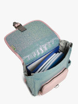 Sac � Dos 1 Compartiment Cameleon Bleu vintage fantasy PBVGSD30-vue-porte