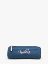 Trousse 1 Compartiment Cameleon Bleu vintage fantasy PBVGSTRO