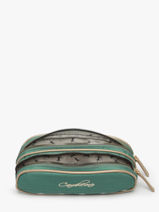 Trousse 2 Compartiments Cameleon Vert vintage fantasy PBVGTROU-vue-porte
