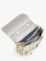 Cartable 3 Compartiments Cameleon Beige vintage north PBVWCA41-vue-porte