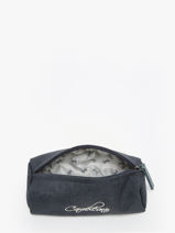 Trousse 1 Compartiment Cameleon Bleu vintage urban PBVBSTRO-vue-porte