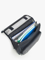 Sac � Dos 2 Compartiments Cameleon Bleu vintage urban PBVBSD39-vue-porte