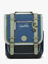 Sac � Dos 2 Compartiments Cameleon Bleu vintage urban PBVBSD39