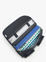 Cartable 2 Compartiments Cameleon Bleu vintage urban PBVBCA35-vue-porte