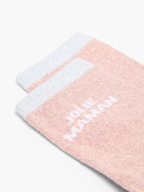 Chaussettes Pieces Rose socks women 17168185-vue-porte