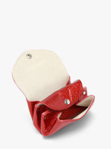 Porte-monnaie Gustave Star Cuir Paul marius Rouge star GUSTASTA-vue-porte