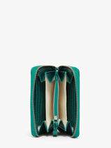 Portefeuille Cuir Paul marius Bleu star ALICESTA-vue-porte