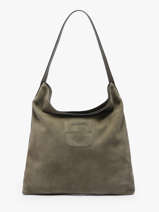 Sac Port� �paule Folk Lady Cuir Gerard darel Vert folk lady DDS72407