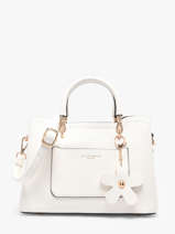 Sac Bandouli�re Grained Miniprix Blanc grained H6931
