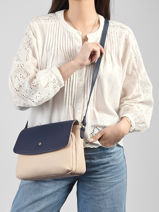 Sac Bandouli�re Maya Hexagona Beige maya 2120201-vue-porte