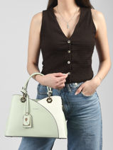 Sac Port� Main Saffiano Miniprix Vert saffiano M9431-vue-porte