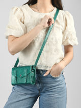 Sac Bandouli�re Mini Indispensable Star Cuir Paul marius Bleu star MINISTA-vue-porte