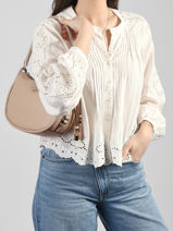 Sac Port� �paule Isola Polyurethane Guess Beige isola BG991801-vue-porte