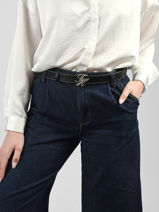 Ceinture Tommy hilfiger Noir belt AW18568-vue-porte