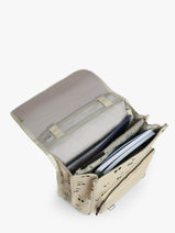 Sac � Dos 2 Compartiments Cameleon Beige vintage north PBVWSD39-vue-porte