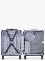 Valise Cabine Delsey Noir air armour 800-vue-porte