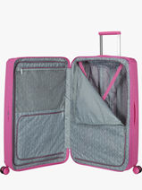 Valise Rigide Extensible Fastforward American tourister Rose fastforward 155261-vue-porte