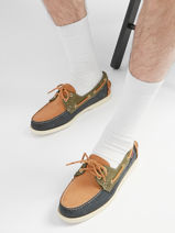 Chaussures Bateau En Cuir Sebago Multicolore men 7111M2W-vue-porte