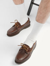 Chaussures Bateau En Cuir Sebago Marron men 70000G0-vue-porte